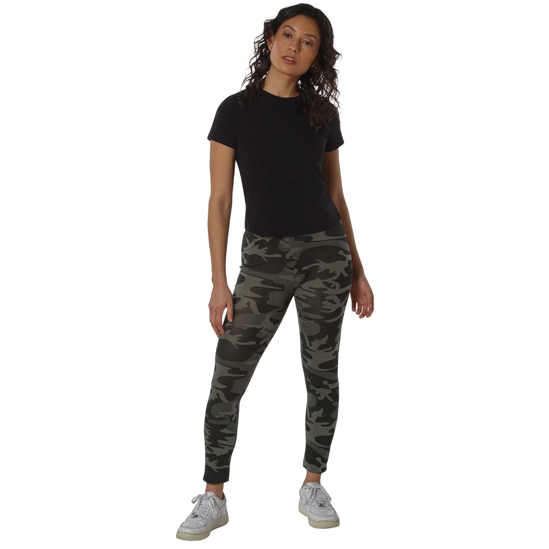 Rothco Womens Workout Performance Camo Leggings With Pockets - Image 3