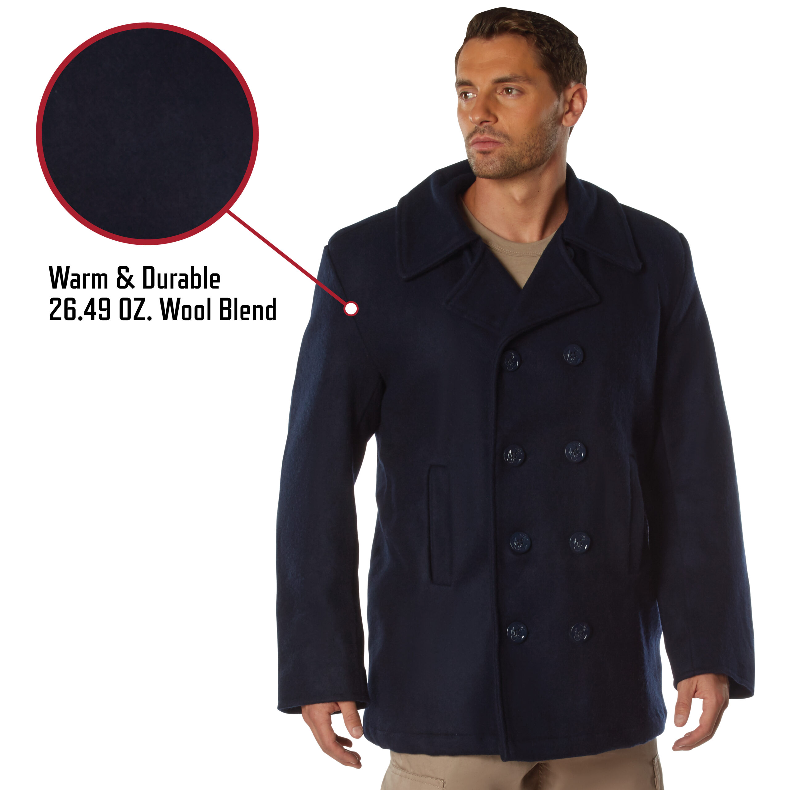 Rothco Wool Pea Coat - Image 12