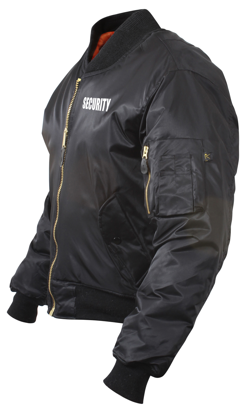 Rothco MA-1 Flight Jacket with Security Print - Image 6