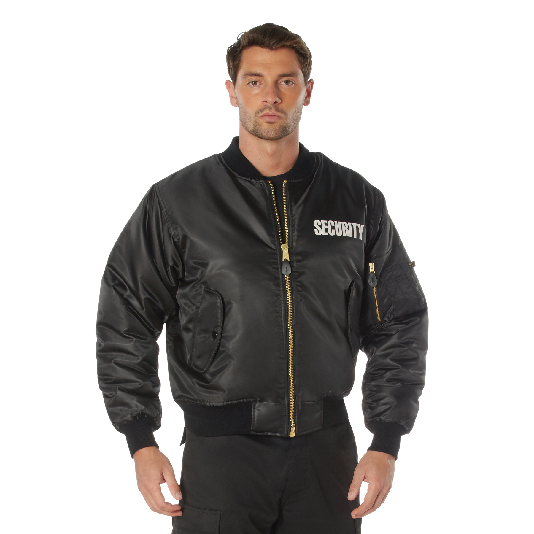 Rothco MA-1 Flight Jacket with Security Print - Image 2
