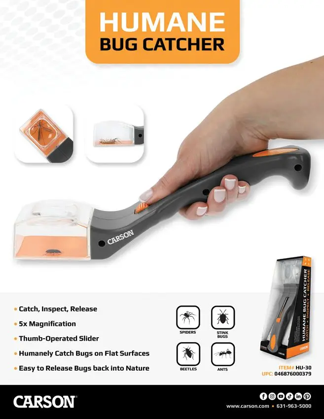 Carson Optics Humane Bug Catcher Tool - Image 2